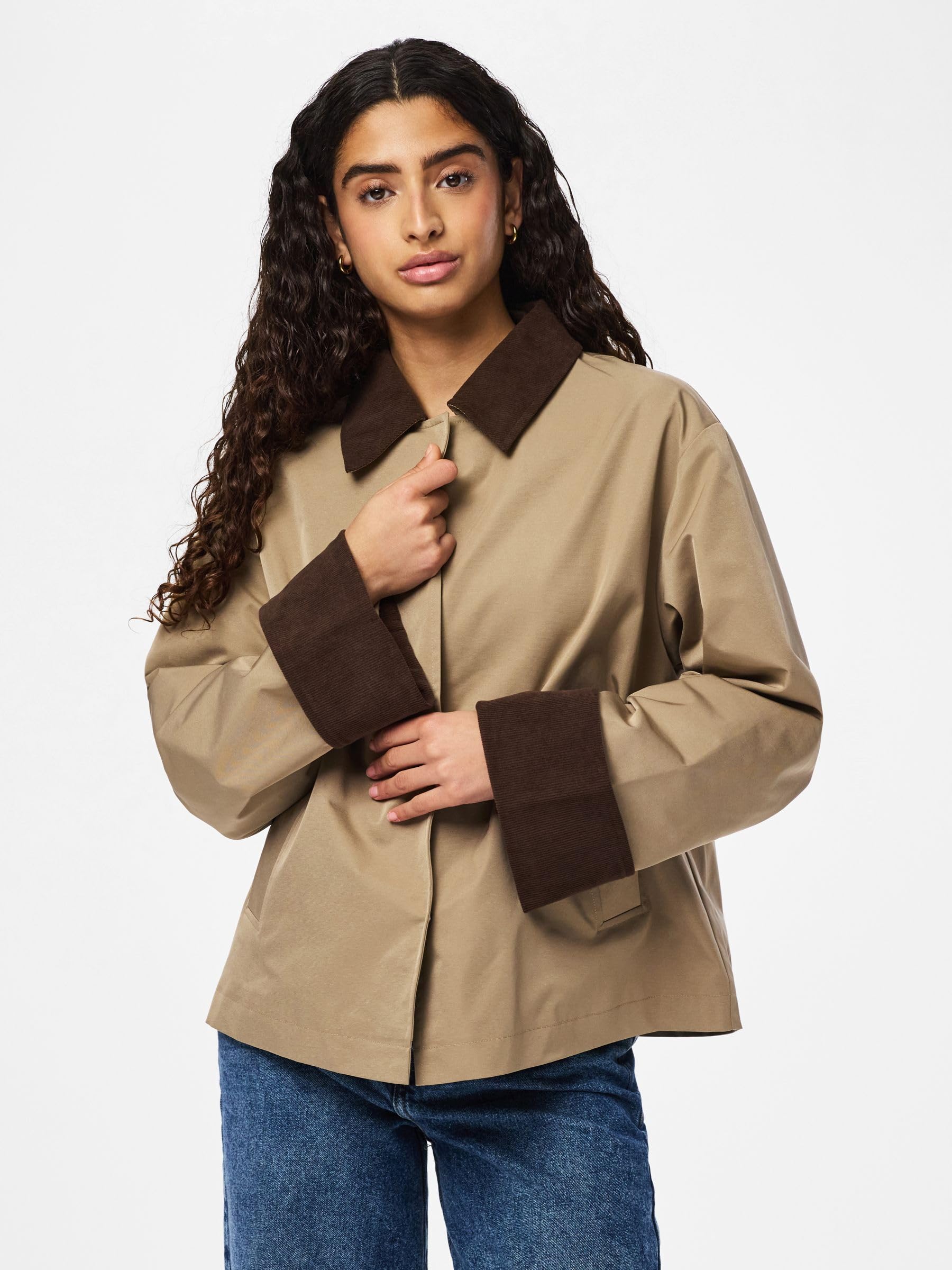 Pieces Pcjorma Short Light Jacket Pwp BC giacca leggera