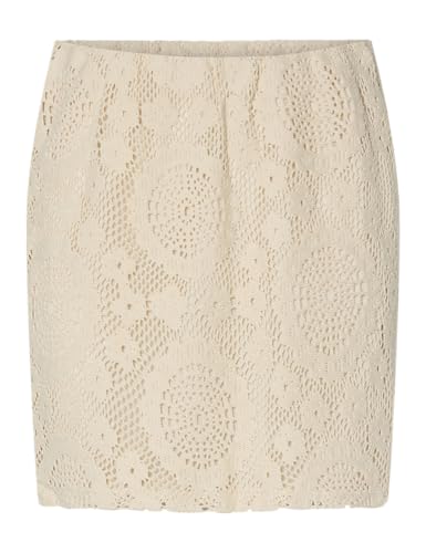 Pieces Pclambi SL Crochet gonna donna XS traforata