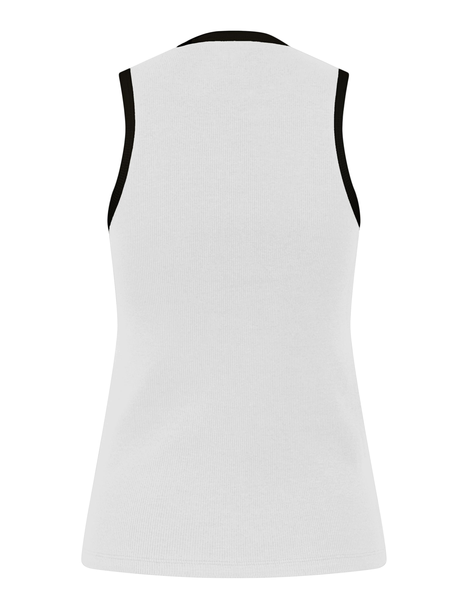 Pieces Pcmay canotta bianca XS stile boxer
