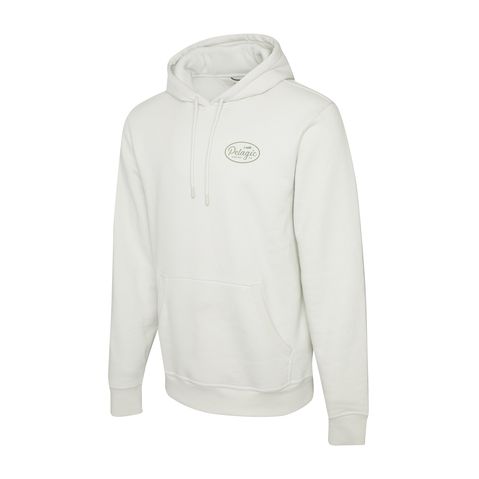 Pelagic Osborn Circled felpa cappuccio cotone Bone