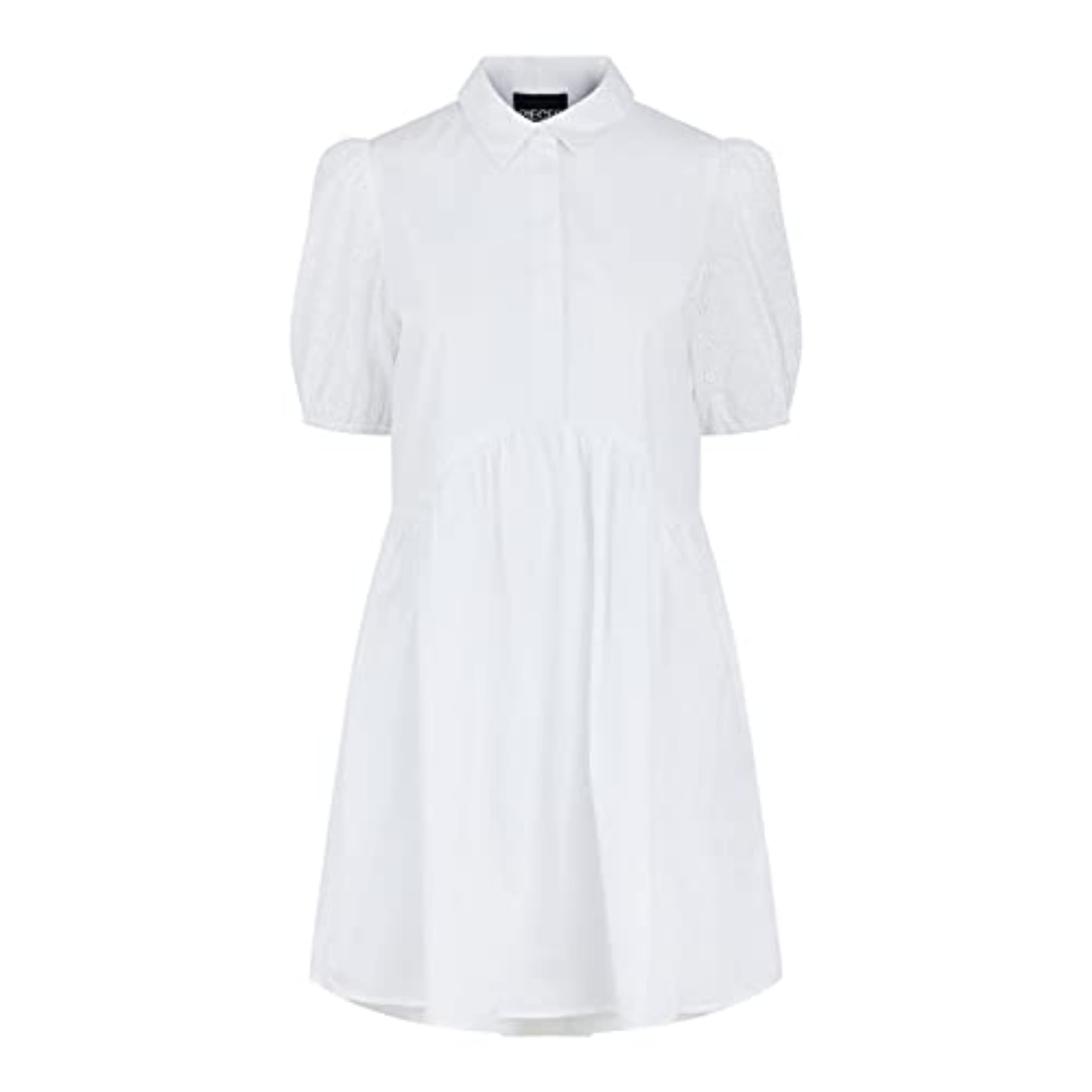 Pieces Pctori SS Shirt Dress vestito camicia cotone ginocchio