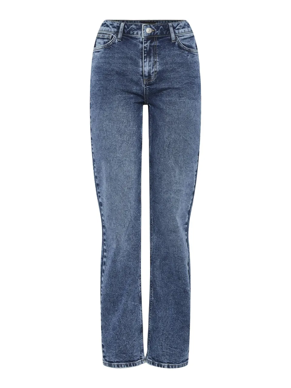 Pieces Pckelly MW Straight Jeans 30W 32L jeans donna