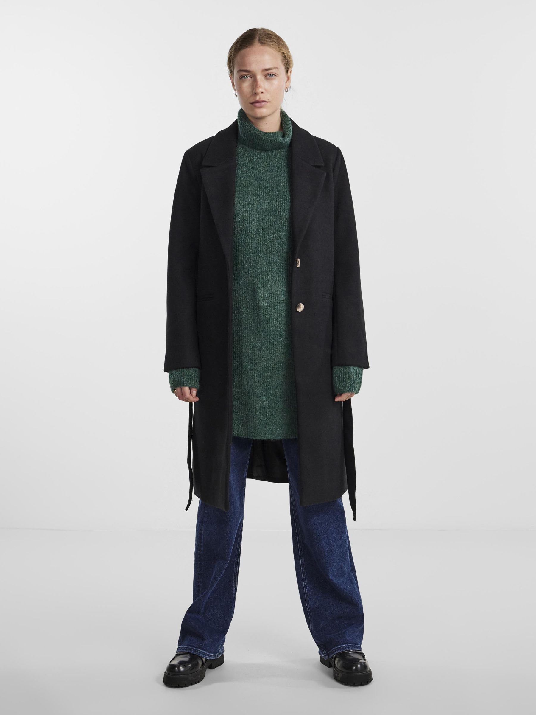 Pieces Pcnasha LS Coat Noos cappotto taglia S manica lunga