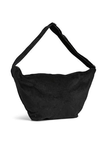 PIECES Pcamanda XL Corduroy Marsupio Donna Nero