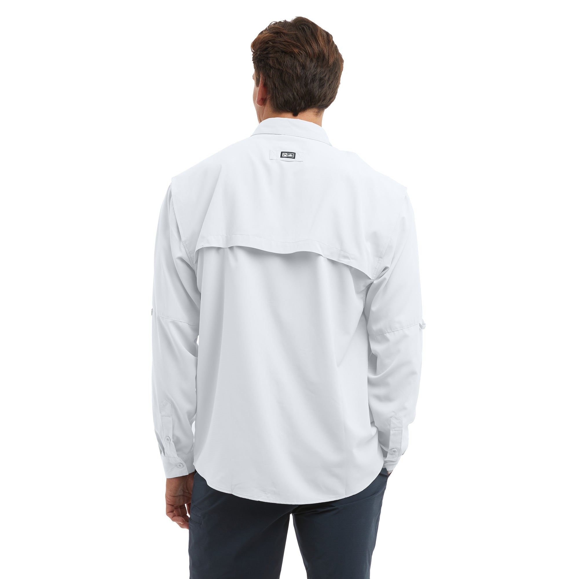 Pelagic Keys LS camicia uomo bianca UPF 50+