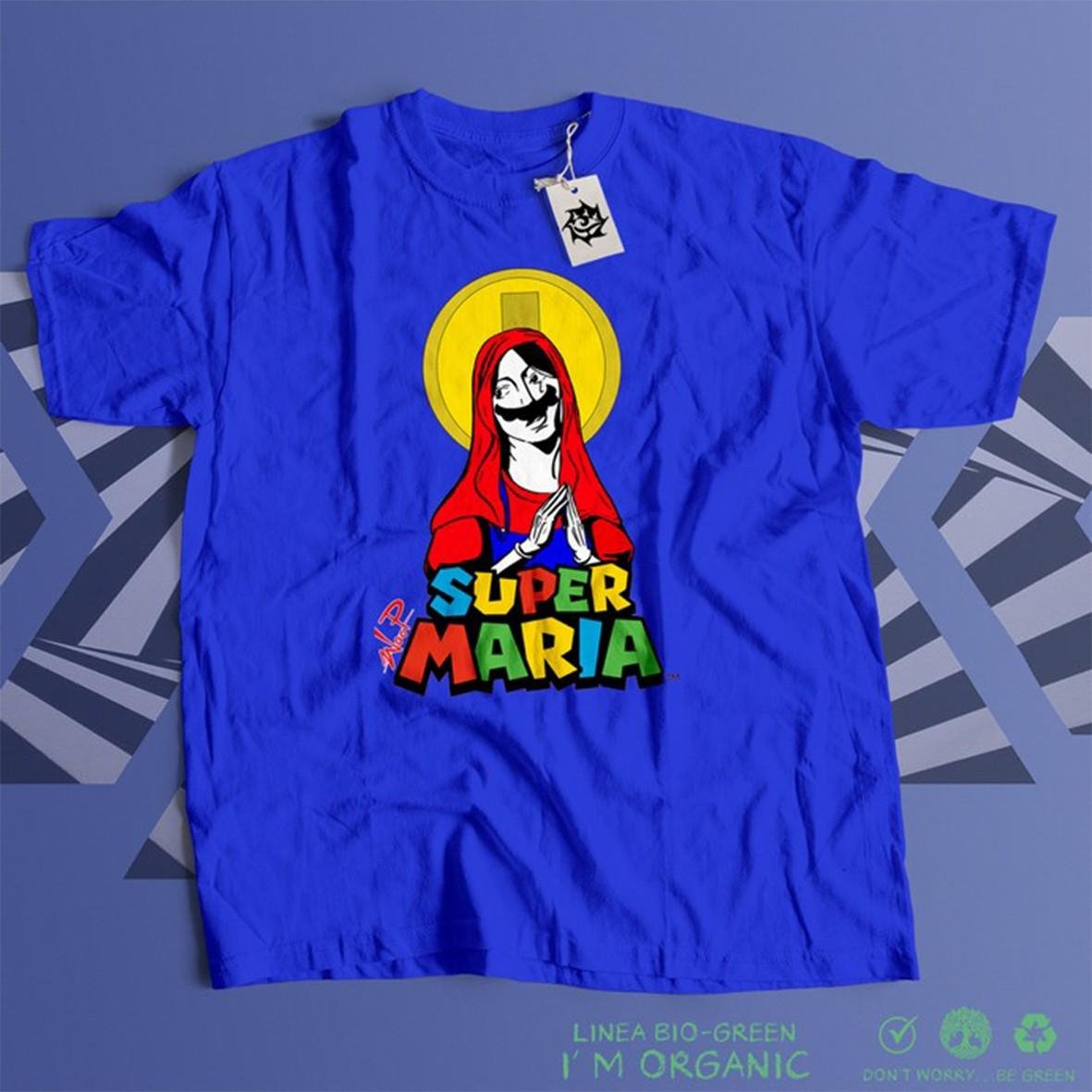 Woop Super Maria maglietta cotone unisex