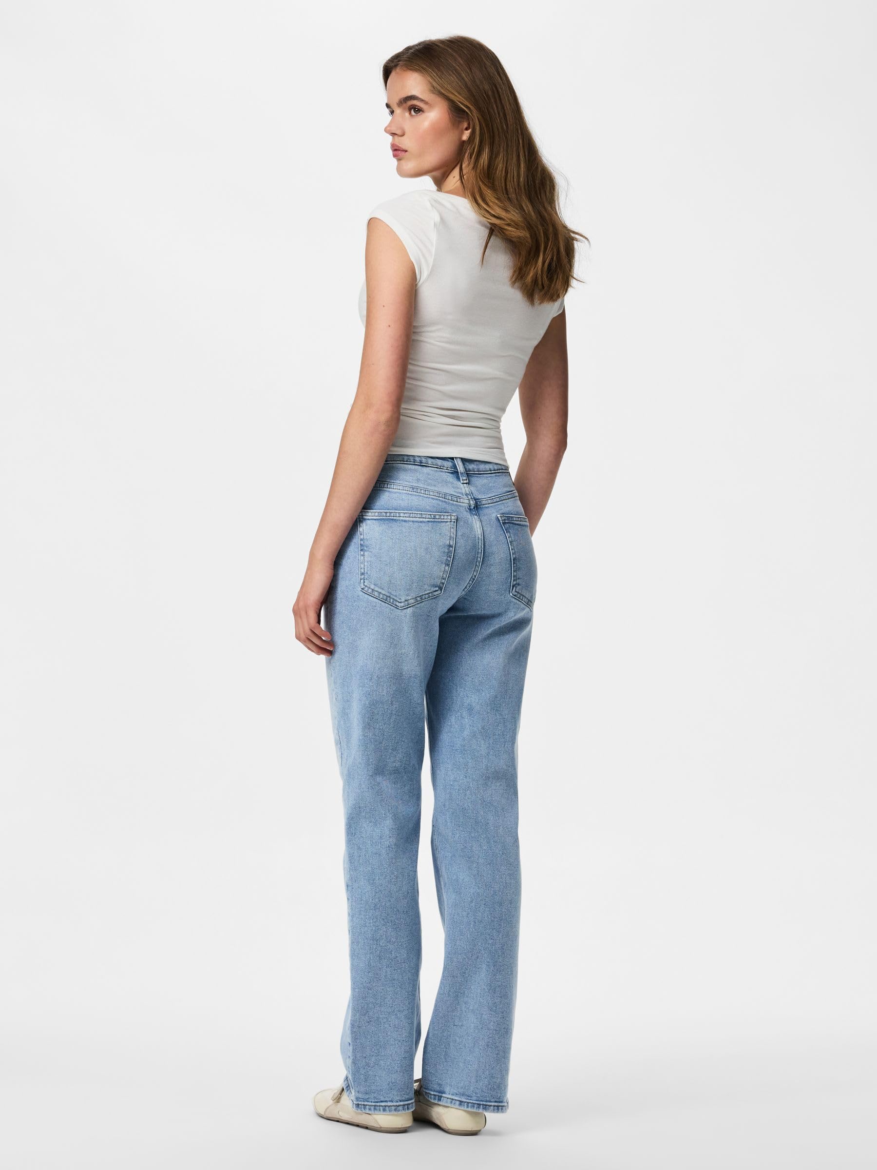 Pieces Pckelly MW Straight Jeans Lb302 Noos jeans 25W/30L