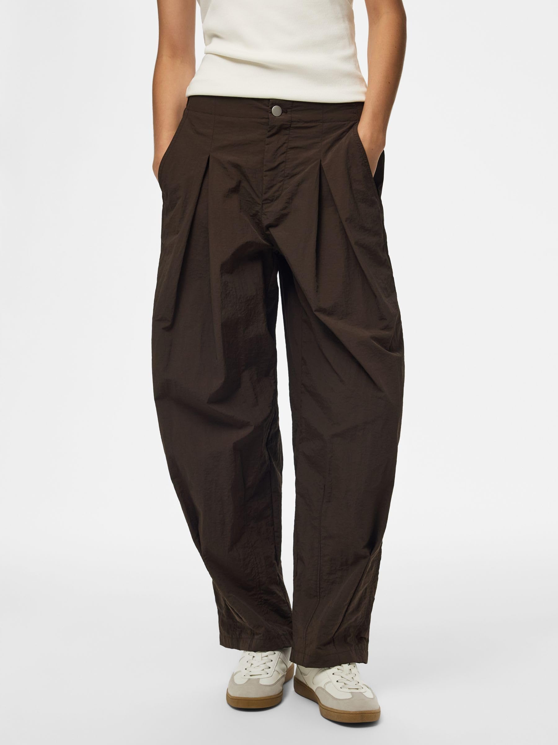 Pieces Pcjabina MW Barrel pantaloni donna S modello barrel