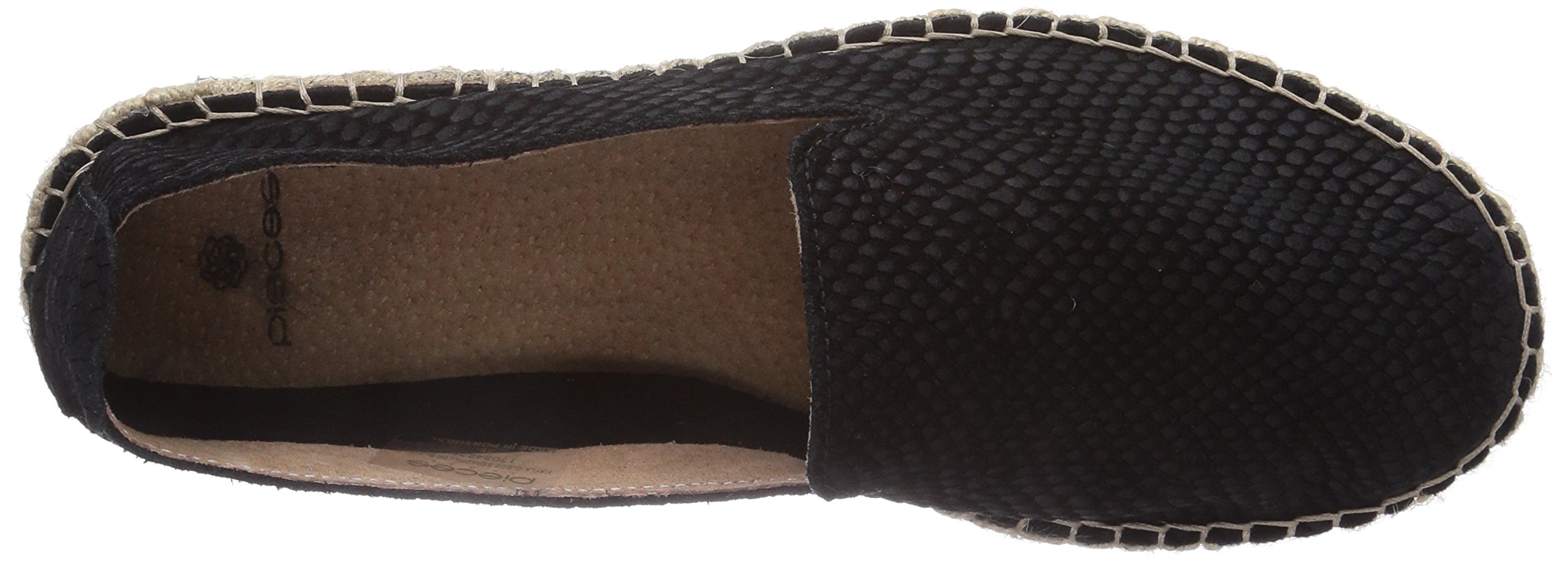 Pieces Kayla espadrillas basse nere 36 EU pelle