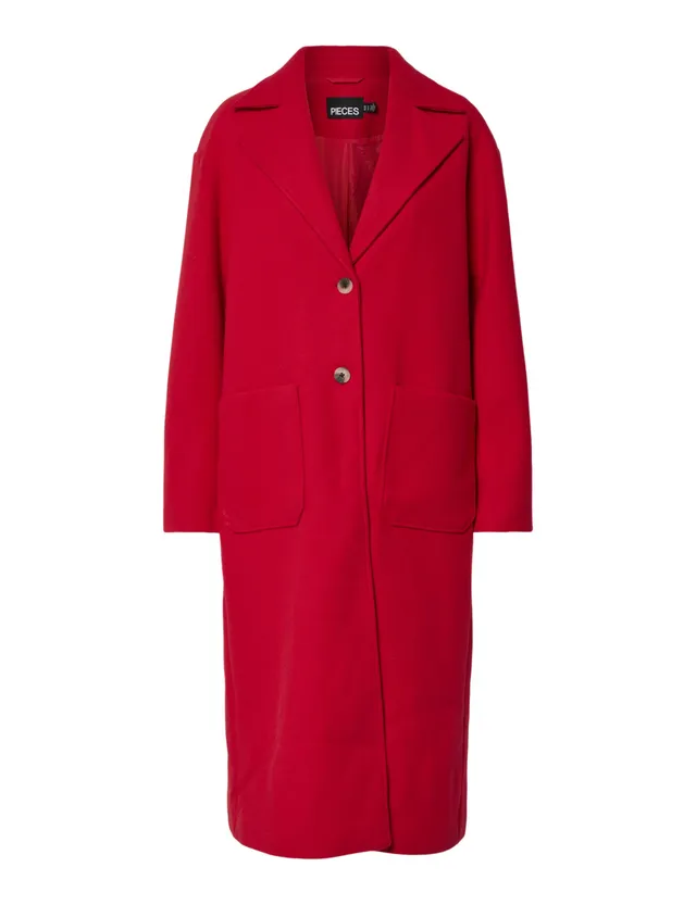 PIECES PCJILI cappotto lungo donna leggero