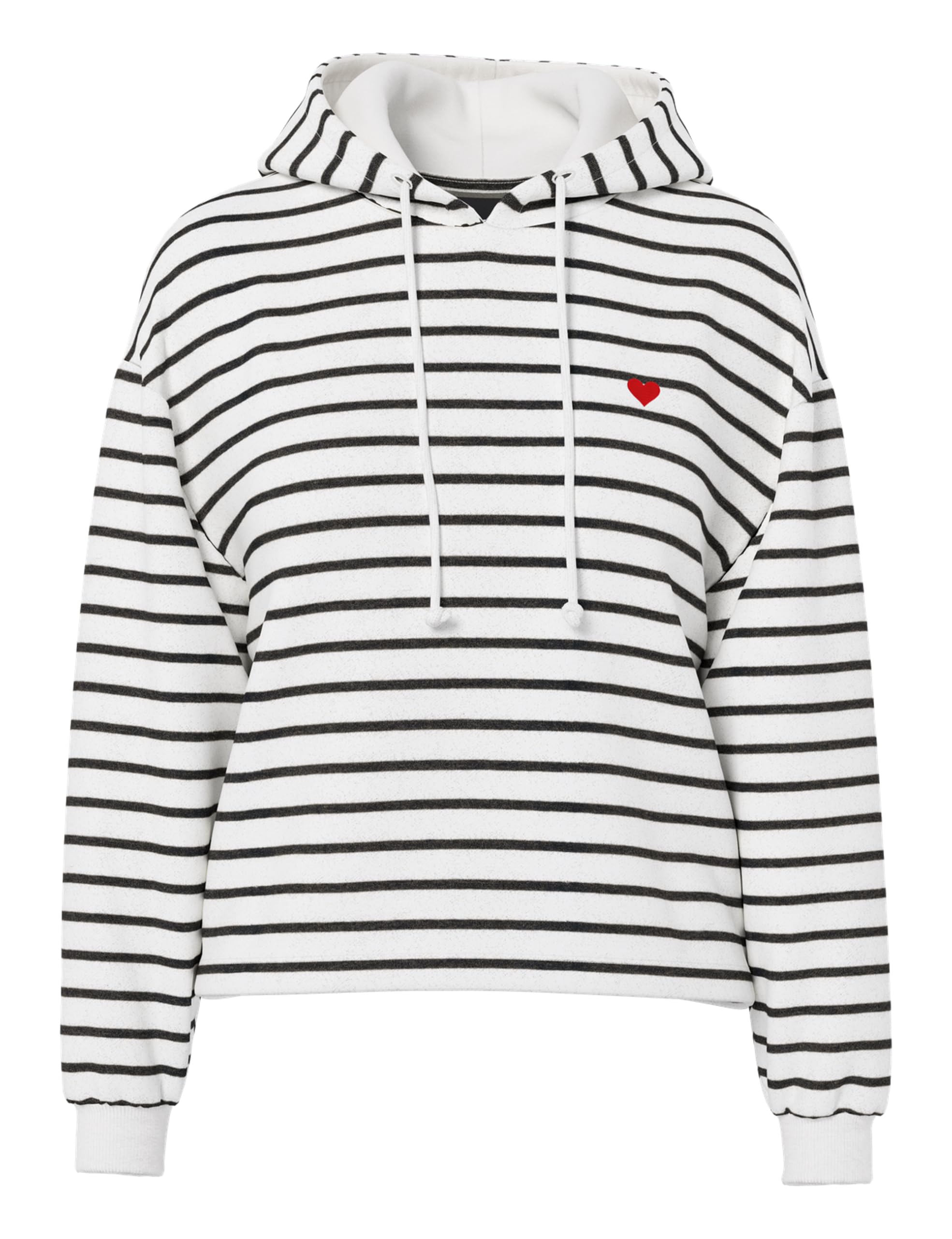 PIECES Pcchilli LS felpa cappuccio donna taglia M a righe