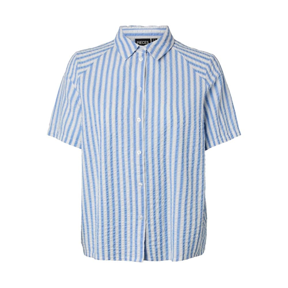 Pieces Stinna camicia donna 2XL a righe