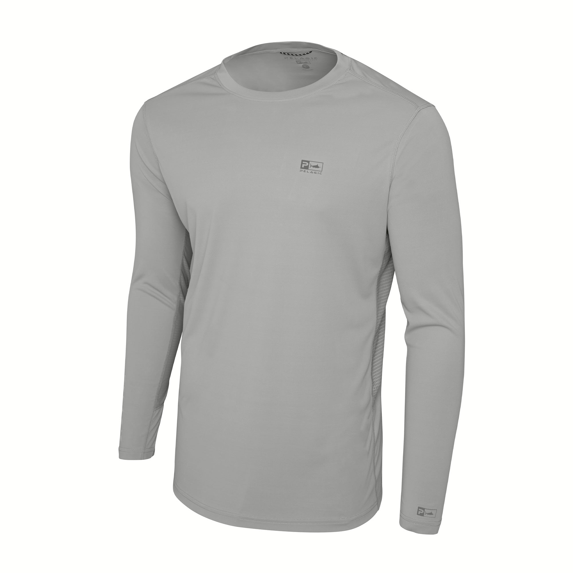 Pelagic Vaportek camicia pesca grigia manica lunga UPF 50+