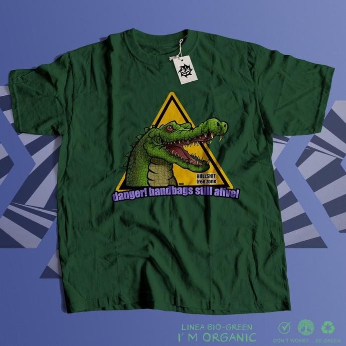 Matrix Tribe Maoz Crocodile Danger t-shirt stampa cotone