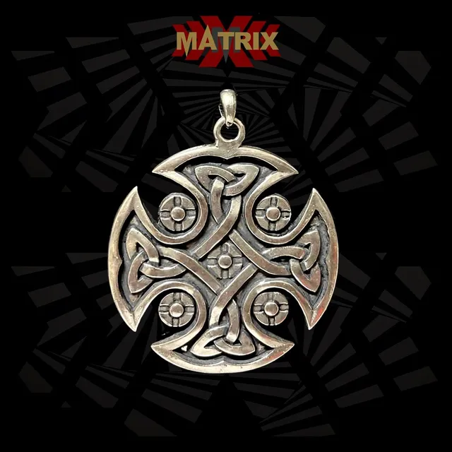 Celtic Medallion ciondolo zamak con cordino