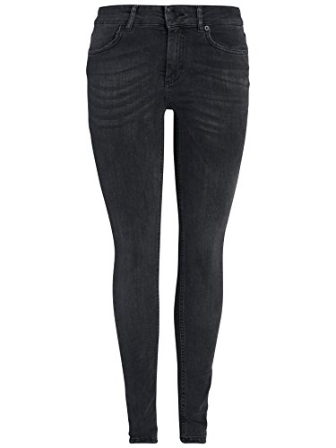 Pieces Pcfive Delly jeans donna grigio skinny cotone