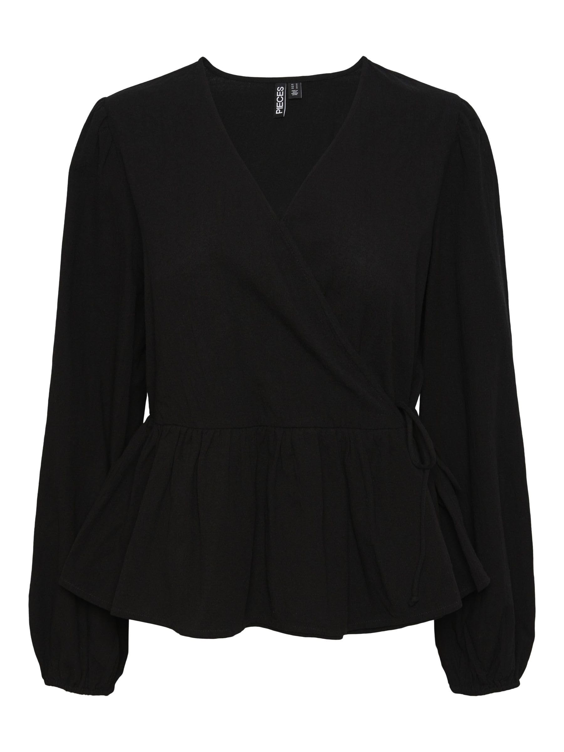 Pieces Pcmilla Cotton top donna S effetto incrocio