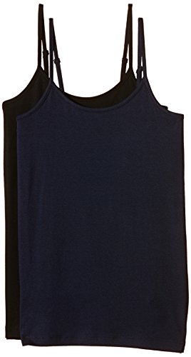 Pieces Pcholly Strap Top canotta donna blu 2 pezzi S
