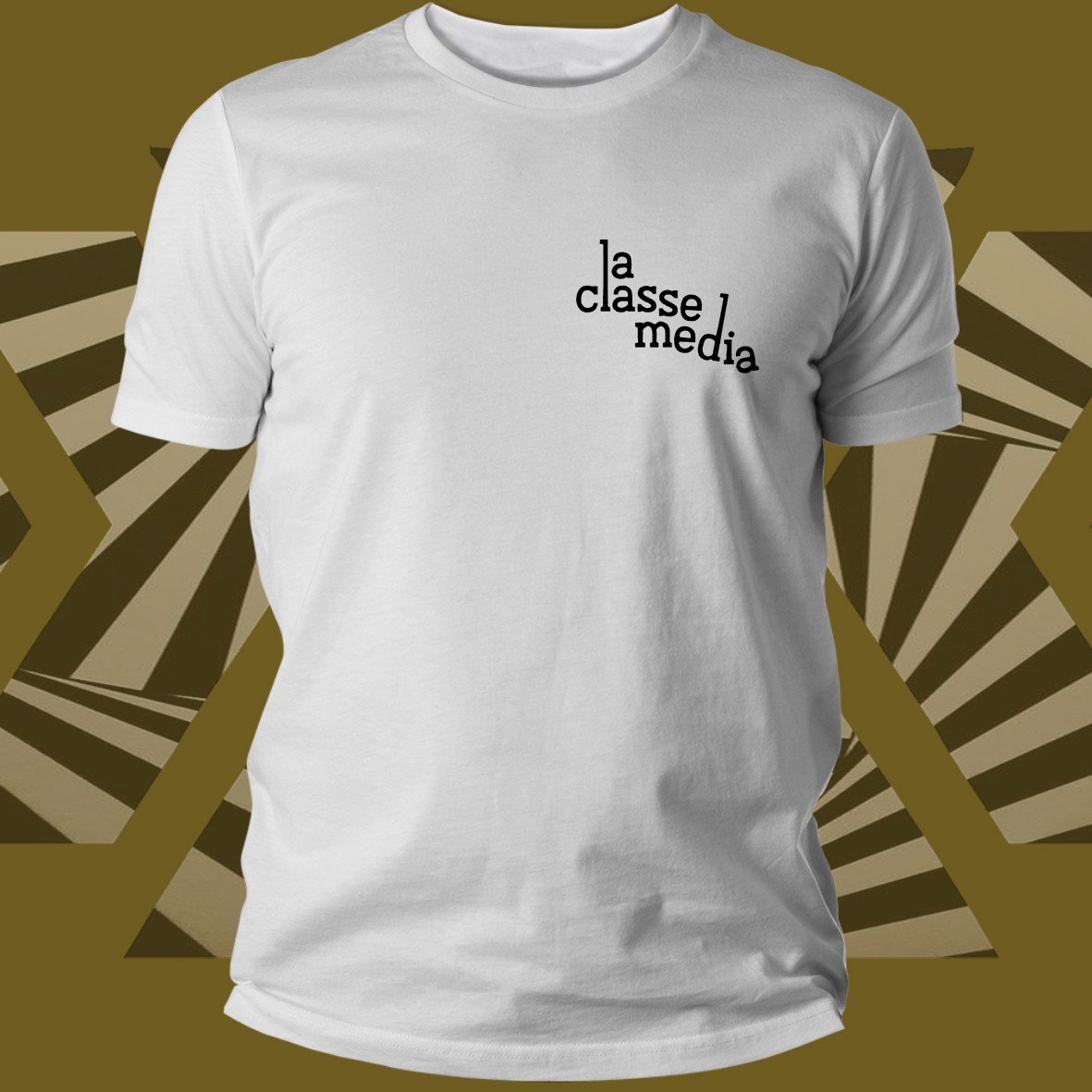 Matrix Music Store La Classe Media Black Logo t-shirt cotone organico