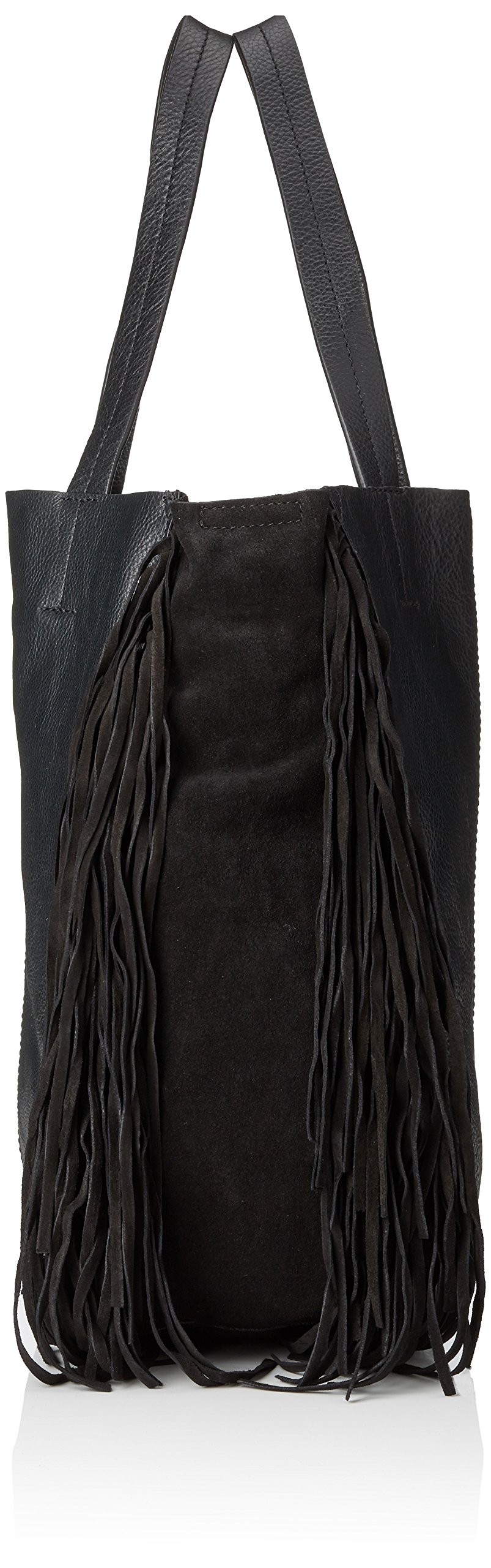 Pieces Pcpusle 17076323 shopper donna pelle con frange