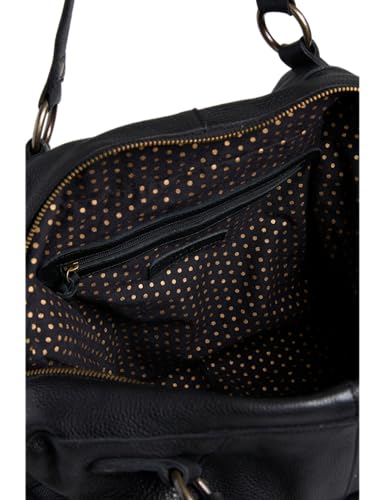 Pieces Pcfatima Leather Bag borsa nera pelle