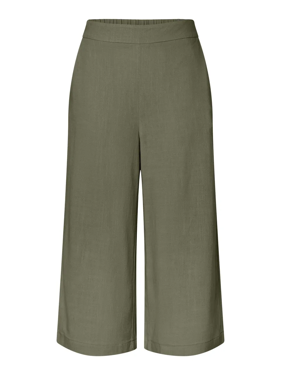 Pieces Pcvinsty HW pantaloni culotte donna M verde uso quotidiano