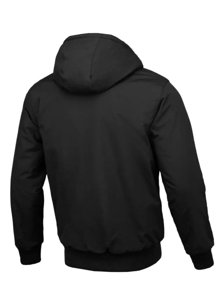 Pitbull Elkwood III giacca invernale uomo nero cappuccio