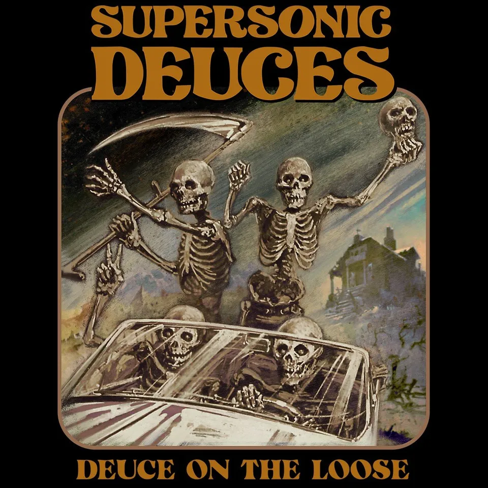 Matrix Music Store Supersonic Deuce Deuce On The Loose T-shirt cotone organico