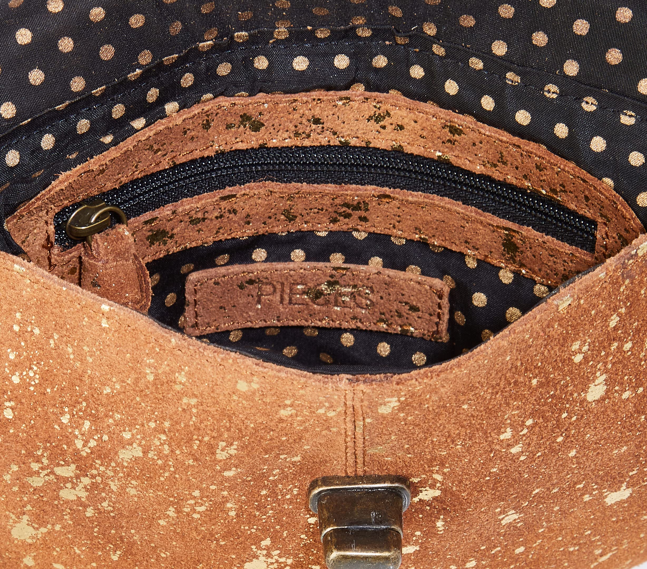 Pieces Pctotally Royal Leather party bag borsa a spalla donna