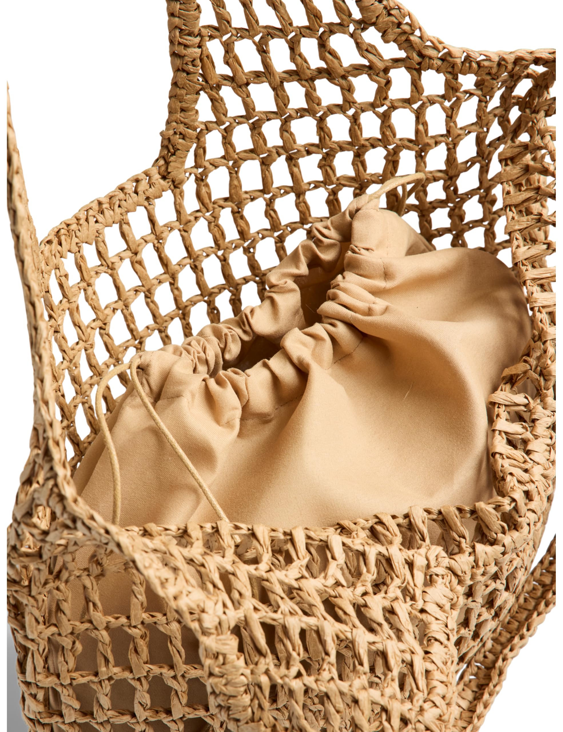 Pieces Pckamille Shopper borsa donna naturale