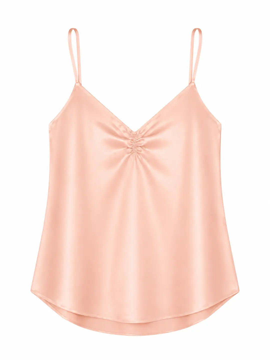 el.residu Uma canotta raso rosa M seta