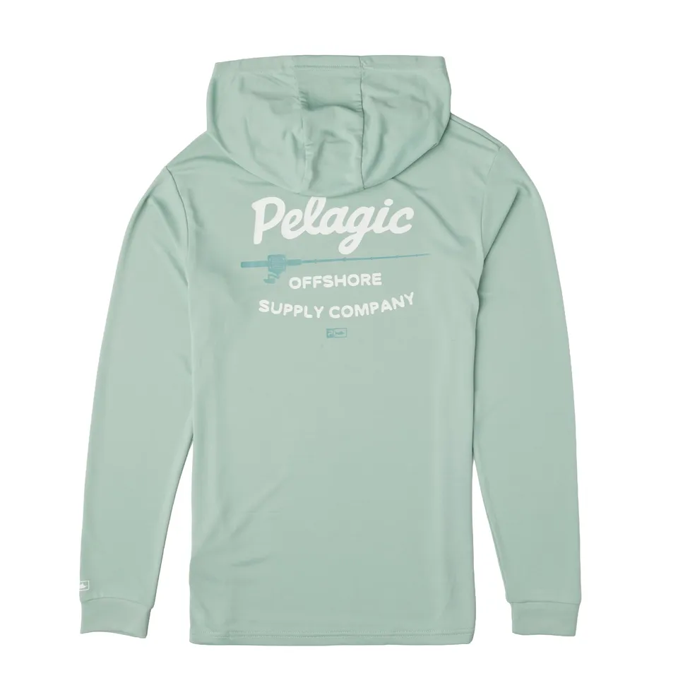 Pelagic Aquatek Rodney maglia pesca bambino Sage