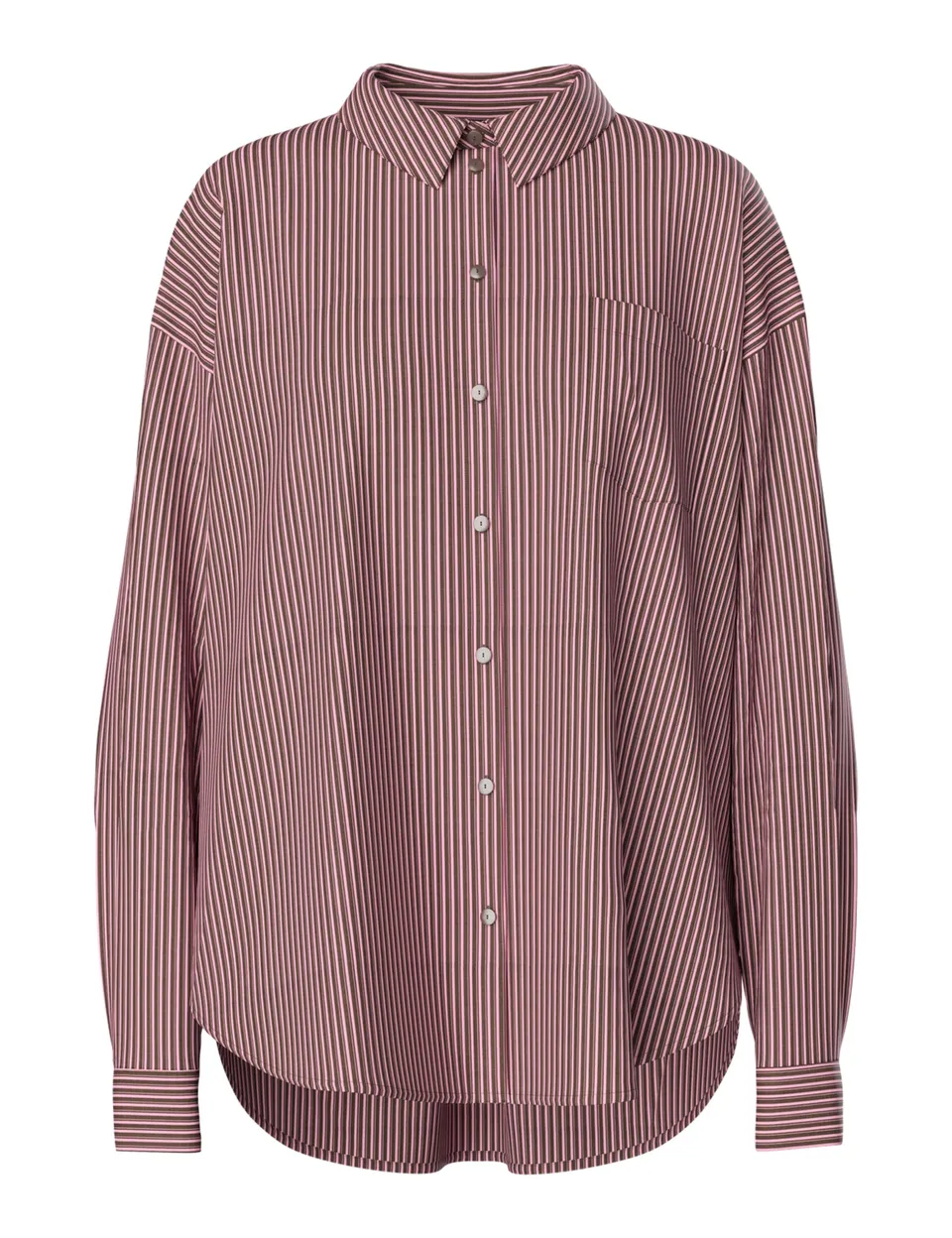 Pieces Pcemmy LS Loose camicia donna tessuto leggero