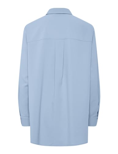 Pieces Pcpoppy LS Oxford Loose Shirt Noos camicia donna