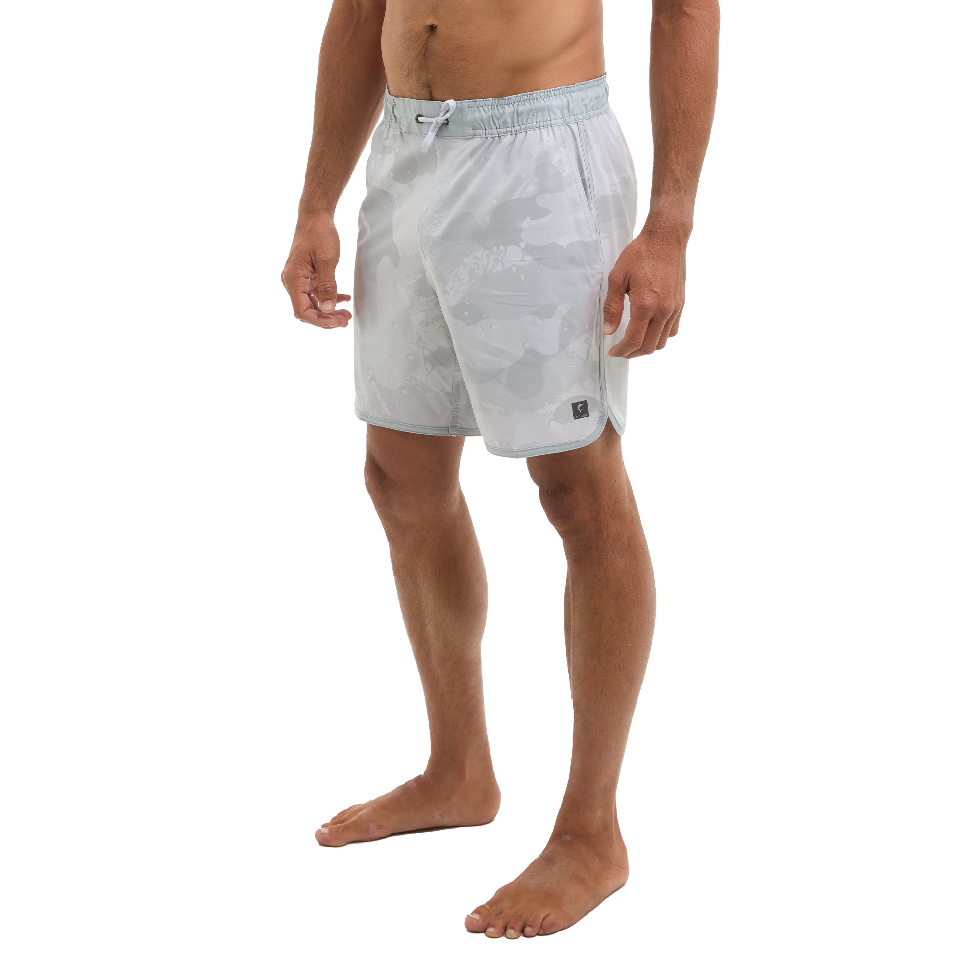 Pelagic Downswell 18 boardshort uomo grigio camo elasticizzato