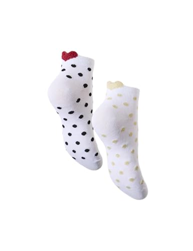 Pieces calze glitterate bianche 2 pezzi uso quotidiano