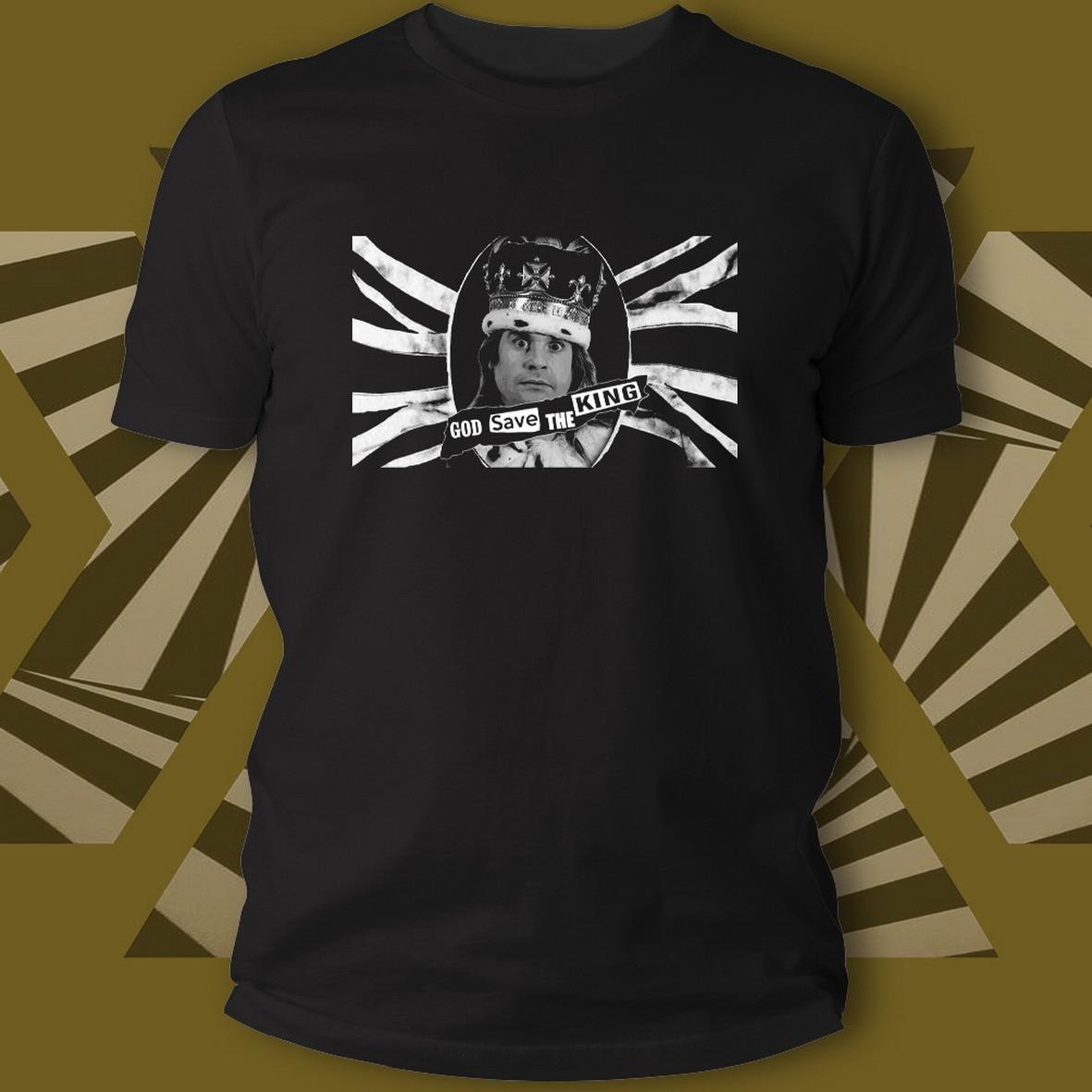 Matrix Music Store Rex God Save The King maglietta cotone unisex
