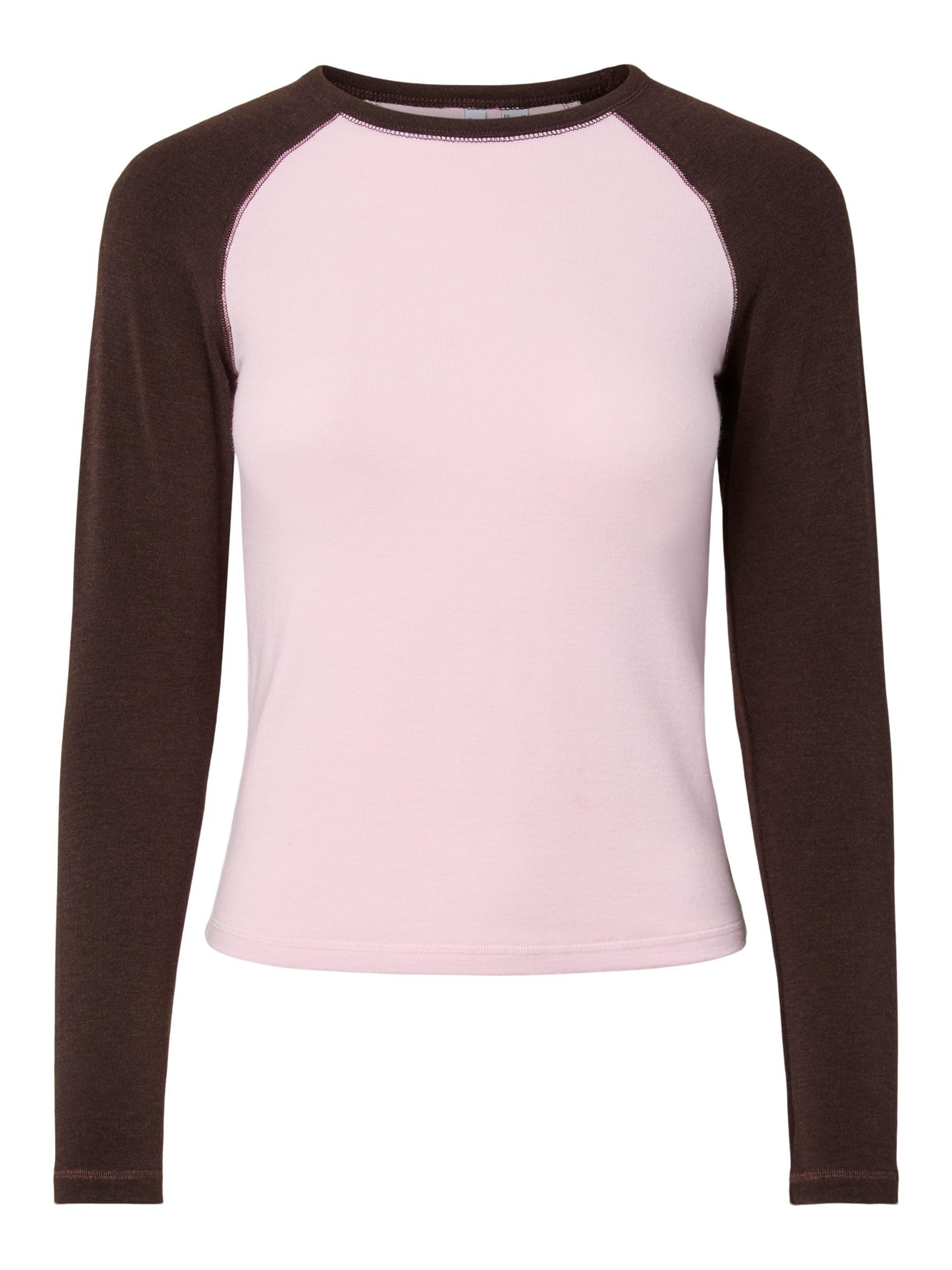 Pieces Pcannalina LS O-Neck Top Jrs D2D top taglia M girocollo