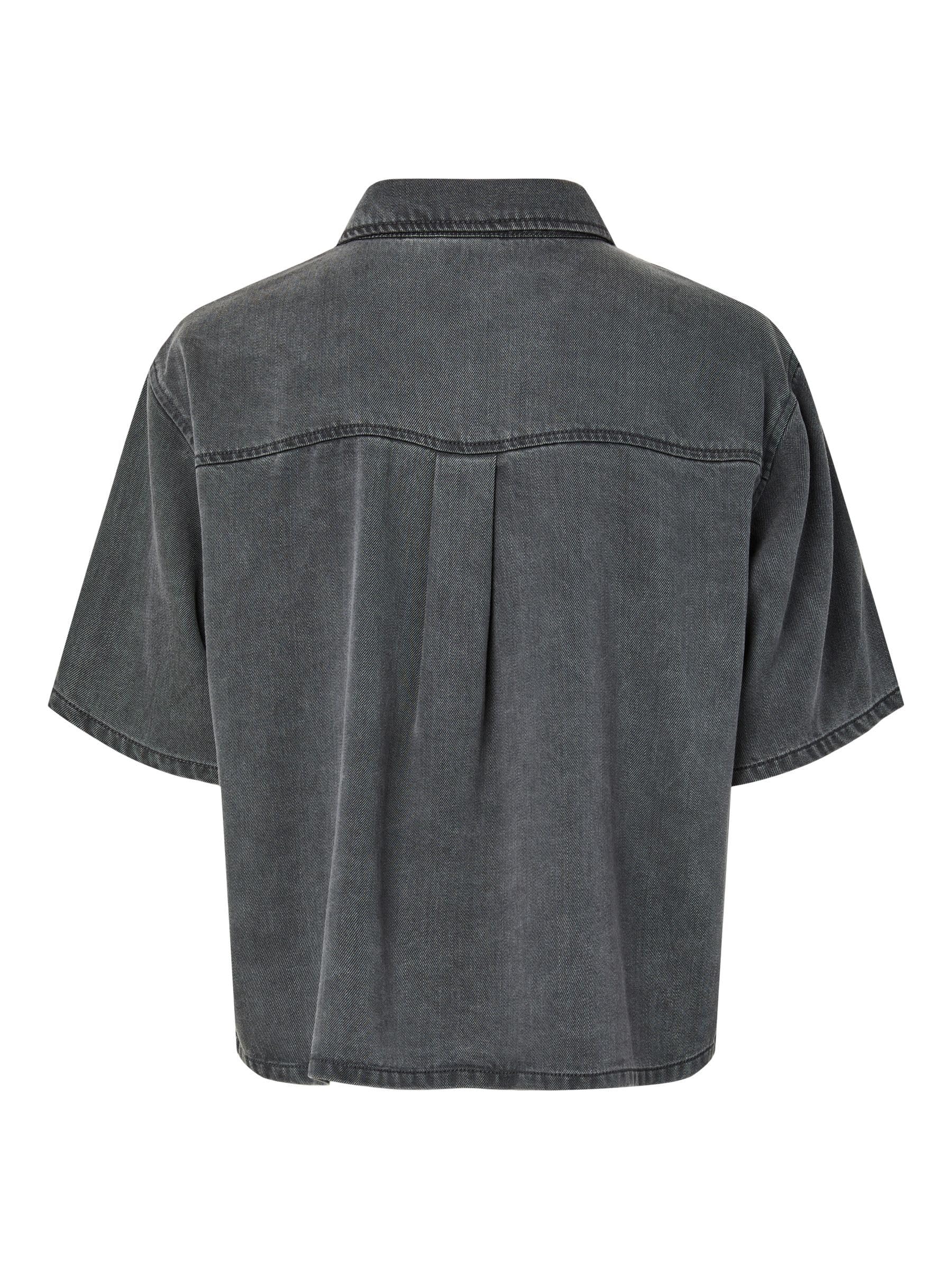 Pieces Pcsmidi SS Denim Shirt camicia XL comoda