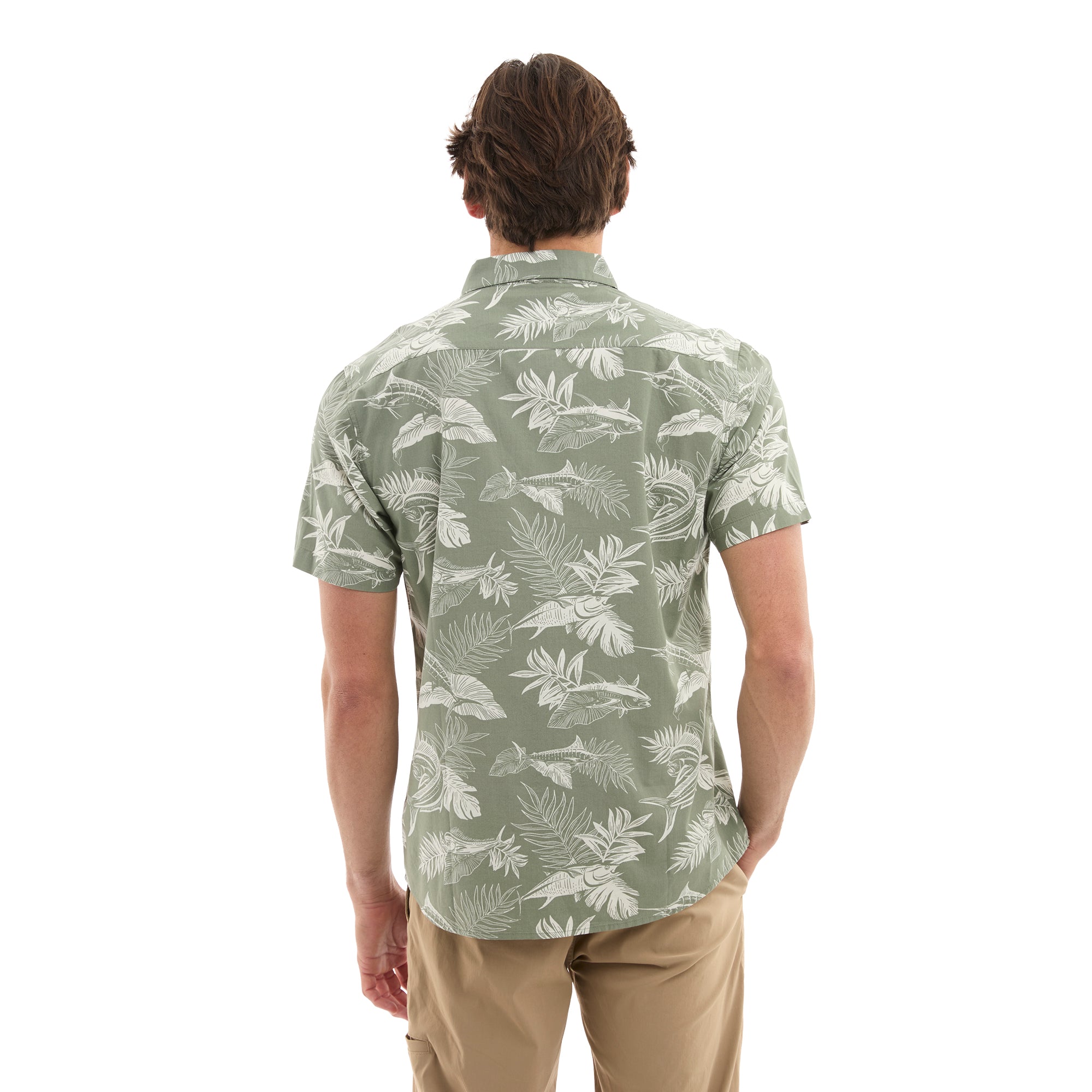 Pelagic Knockdown camicia uomo Mangrove UPF 50+