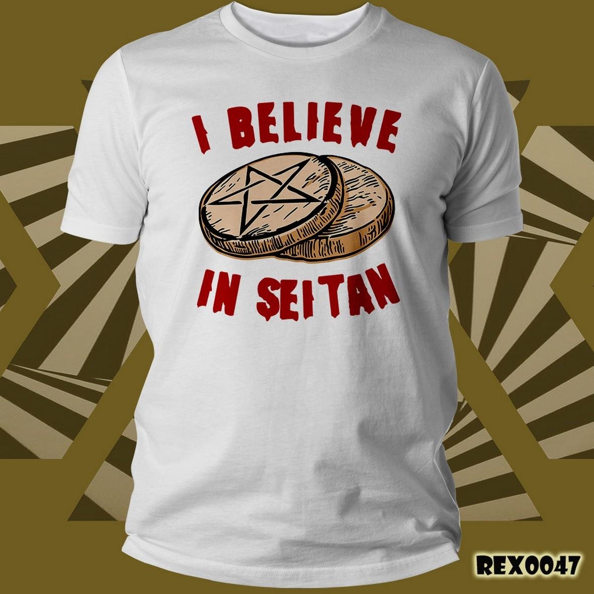 Matrix Music Store Tribe Rex I Believe In Seitan t-shirt unisex cotone