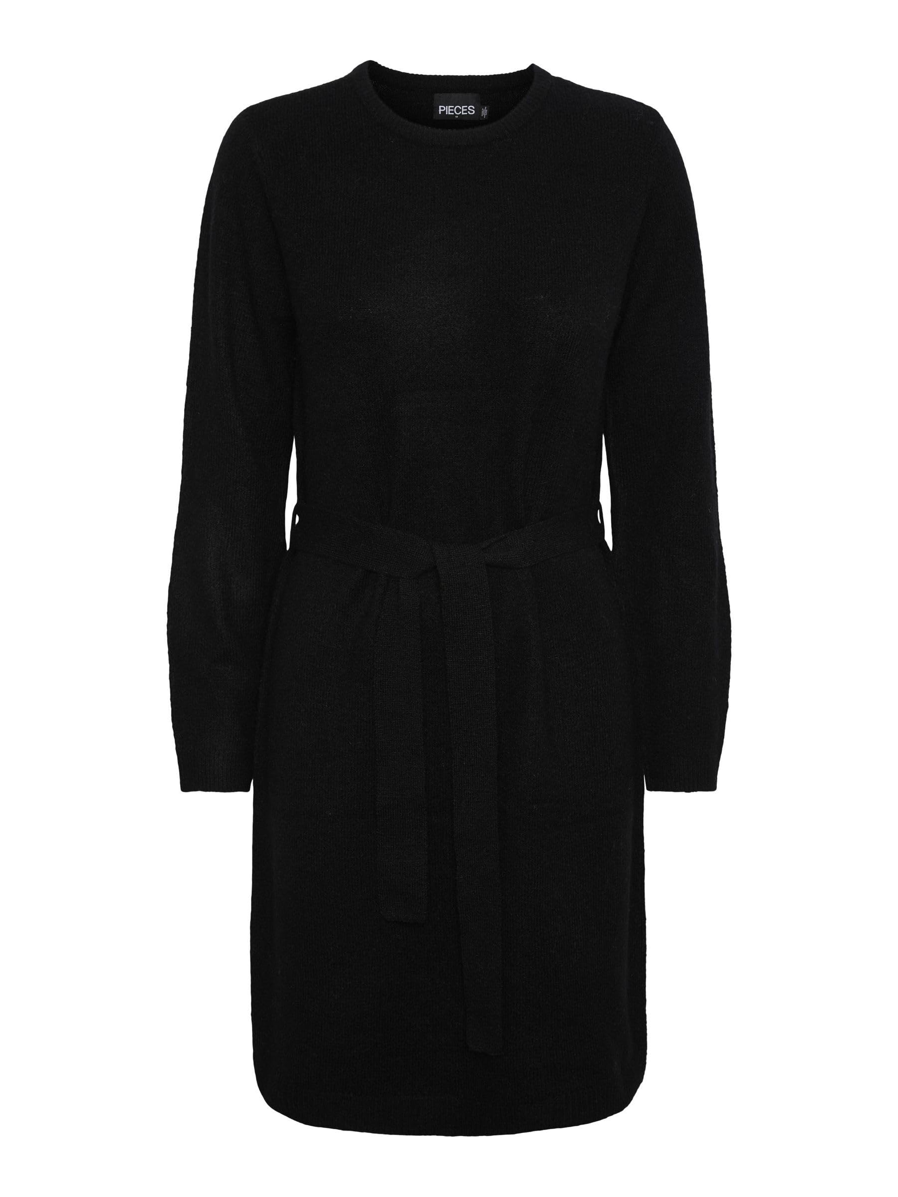PIECES Pcjuliana LS O-Neck Knit Dress Noos BC vestito cotone