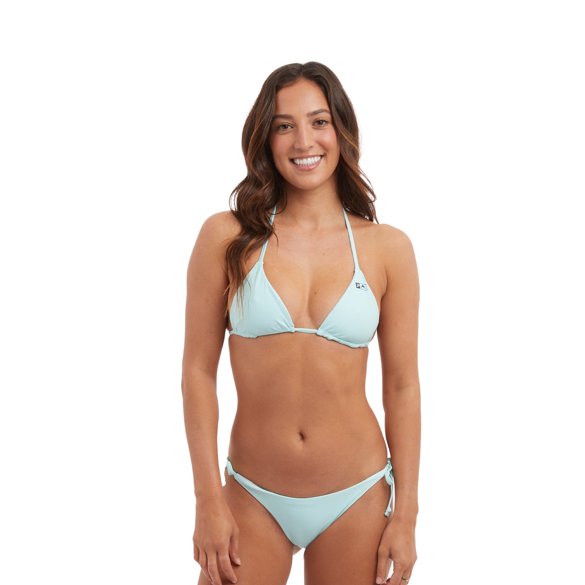 Pelagic Key West top bikini donna grigio chiaro reversibile