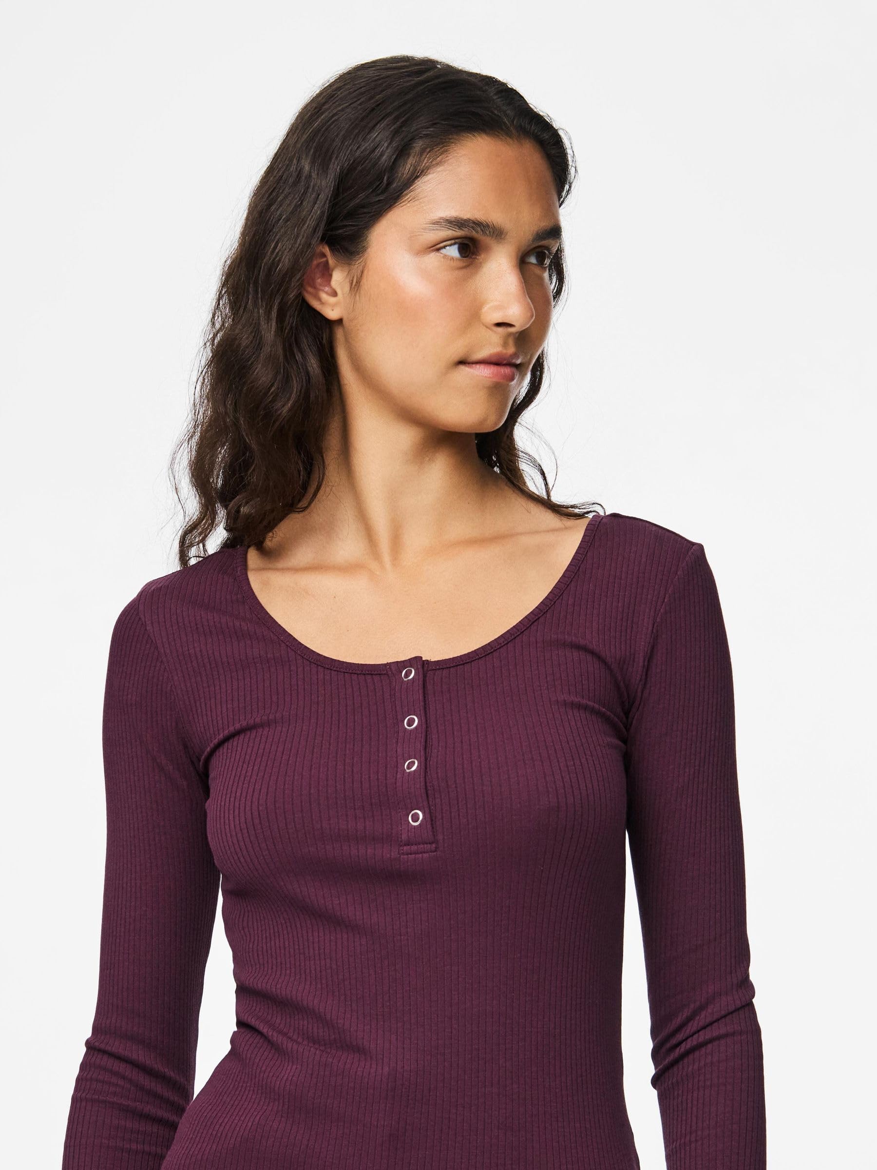 Pieces Pckitte maglia maniche lunghe S повседнев cotone