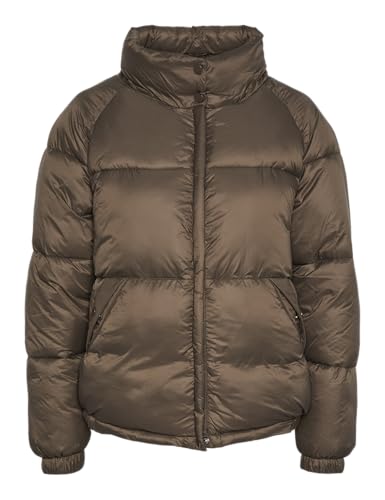 PIECES Pcnaomy High Collar Puffer Jacket piumino collo alto