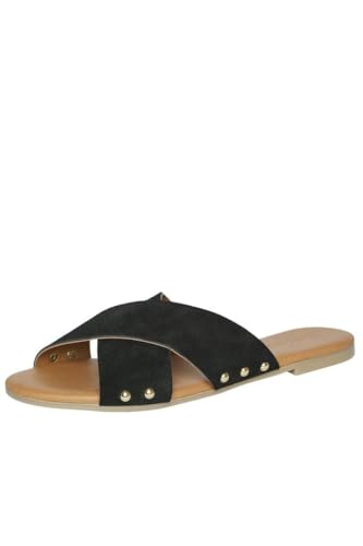 Pieces Pcvuma Suede sandali donna neri