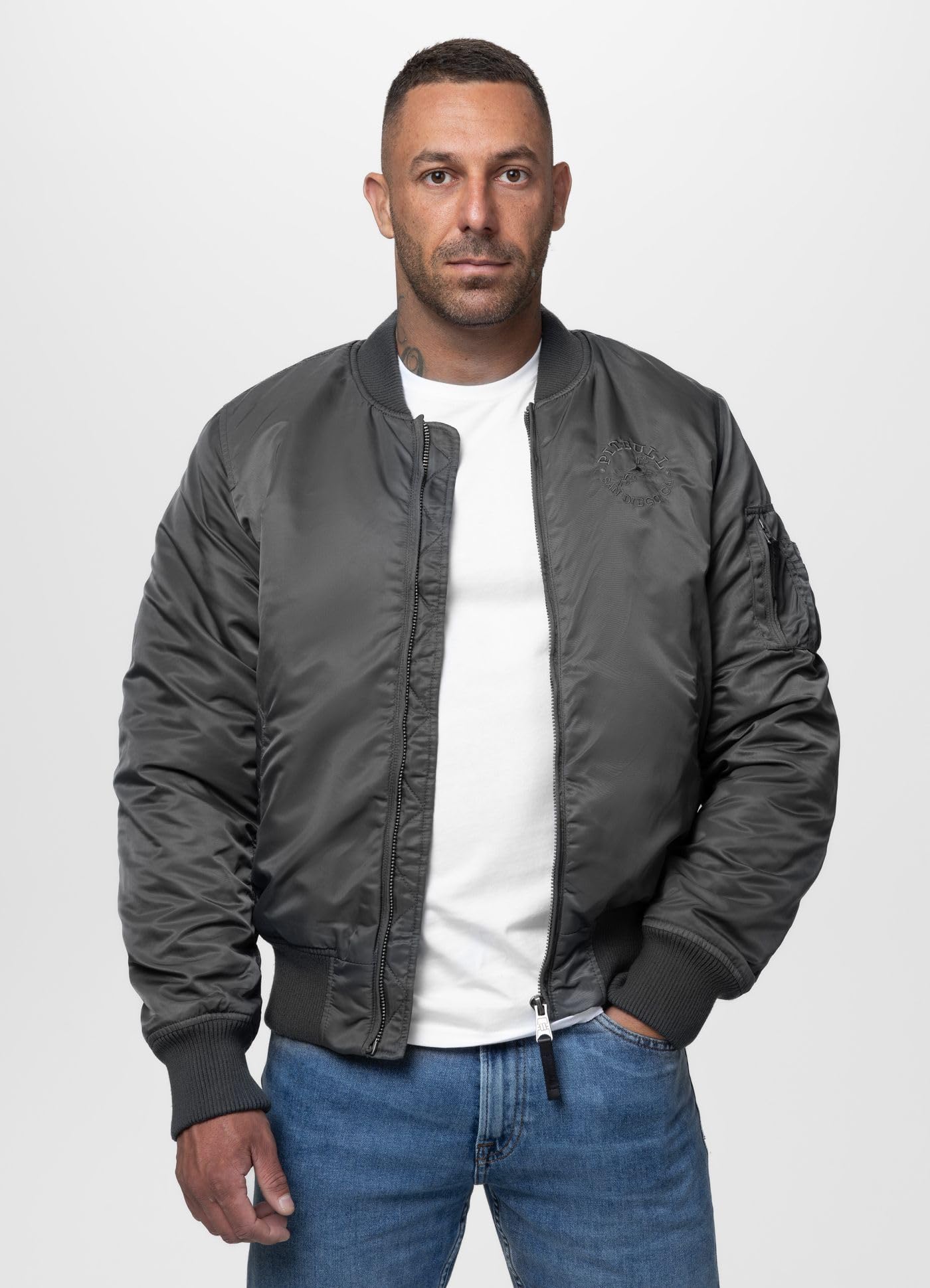 Pitbull Hacket bomber uomo nylon leggera trapuntata