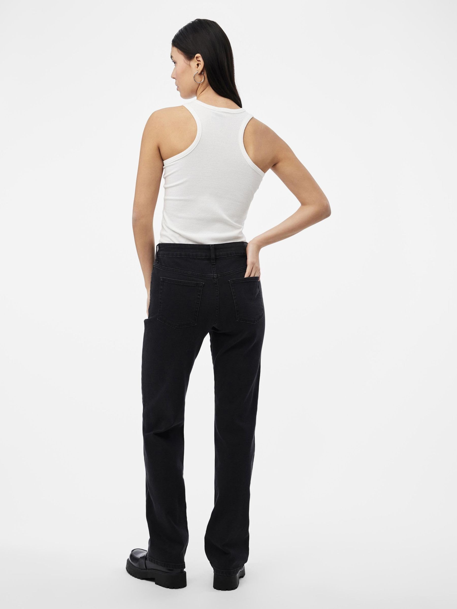Pieces Pckelly Jeans Dritti Donna 25W/30L Blu