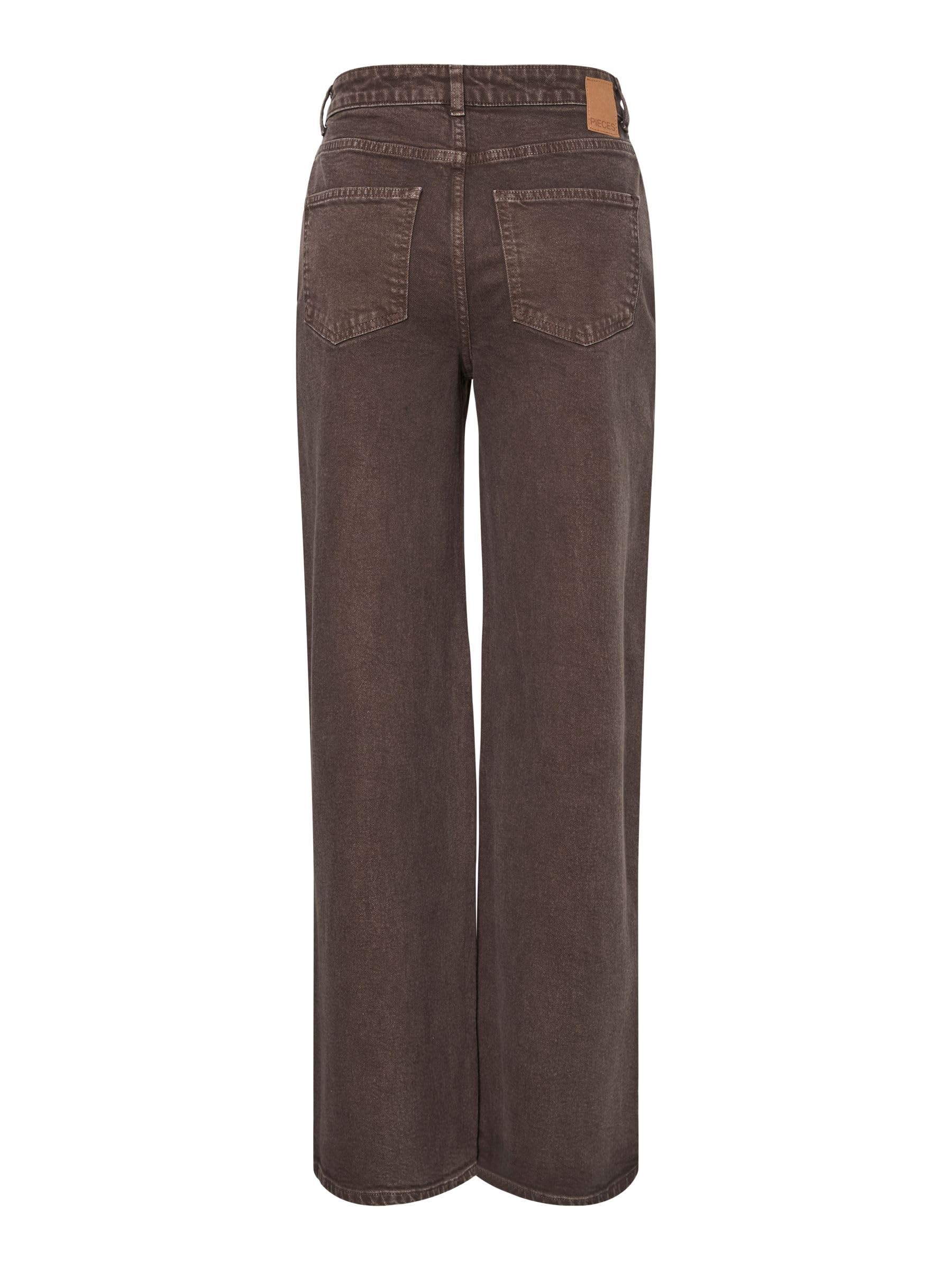 PIECES Pcselma HW jeans larghi donna hot fudge 25/30 alto