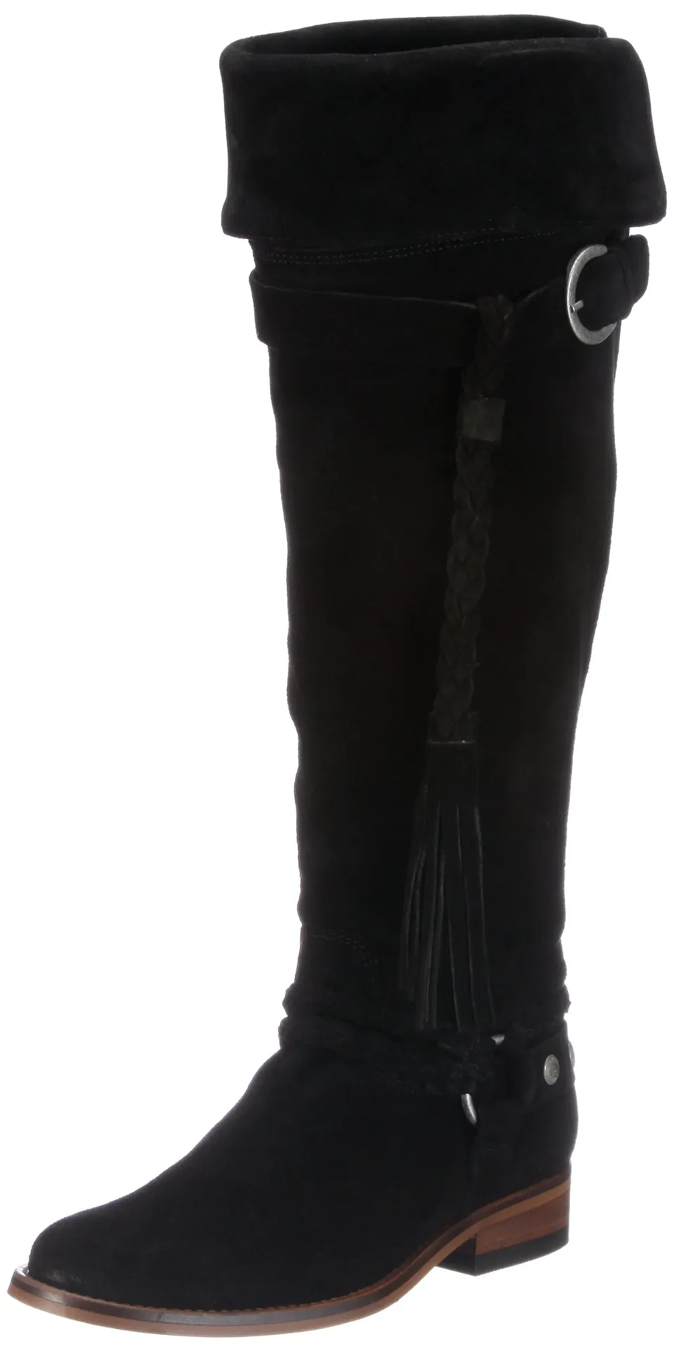 Pieces Piona Shop Suede Boot 17036240 stivali donna neri